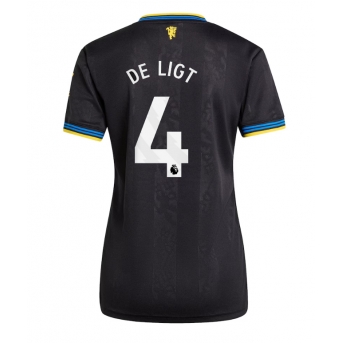 Billige Fotballdrakt Manchester United Matthijs de Ligt #4 Replika Tredjedrakt Dame 2025-26 Kortermet